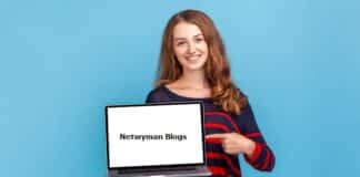 Netwyman Blogs: Exploring the World of Networking and Technology Young woman using digital tablet against blue background